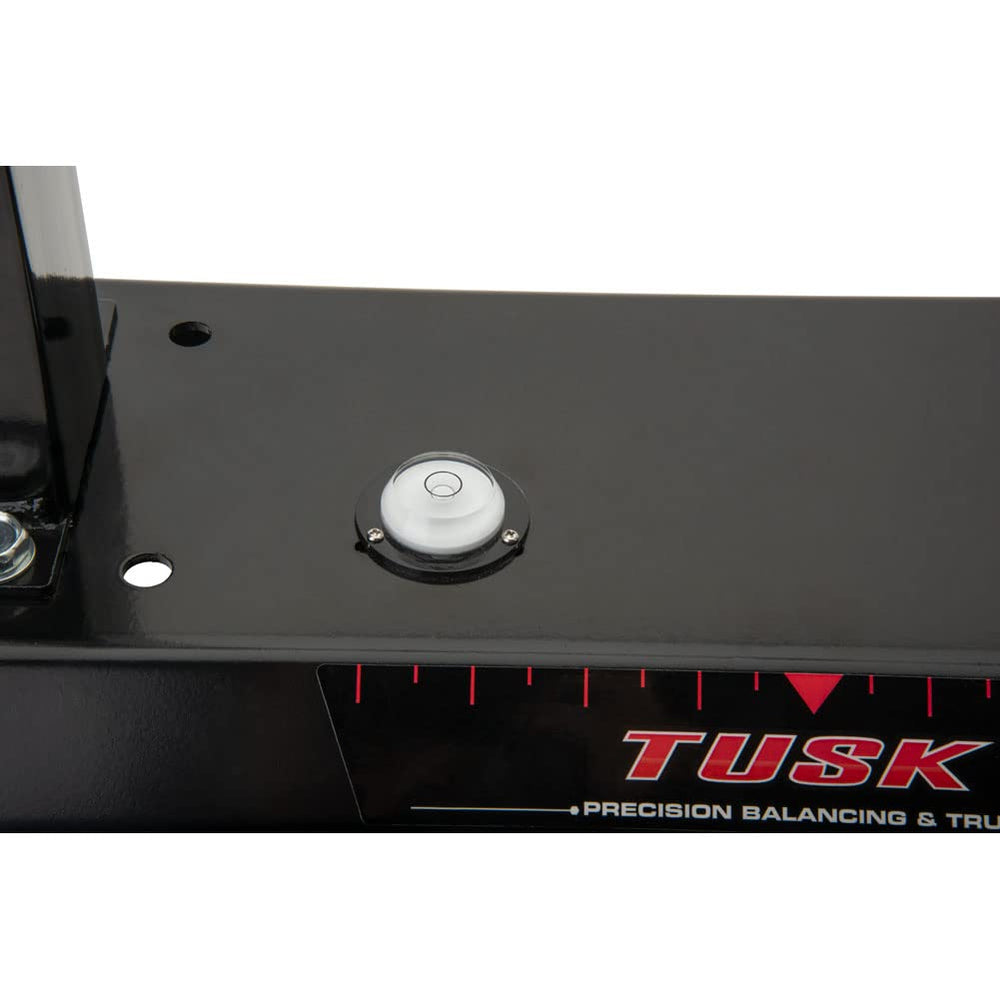 TUSK adjustable rails holding different rim widths for versatility