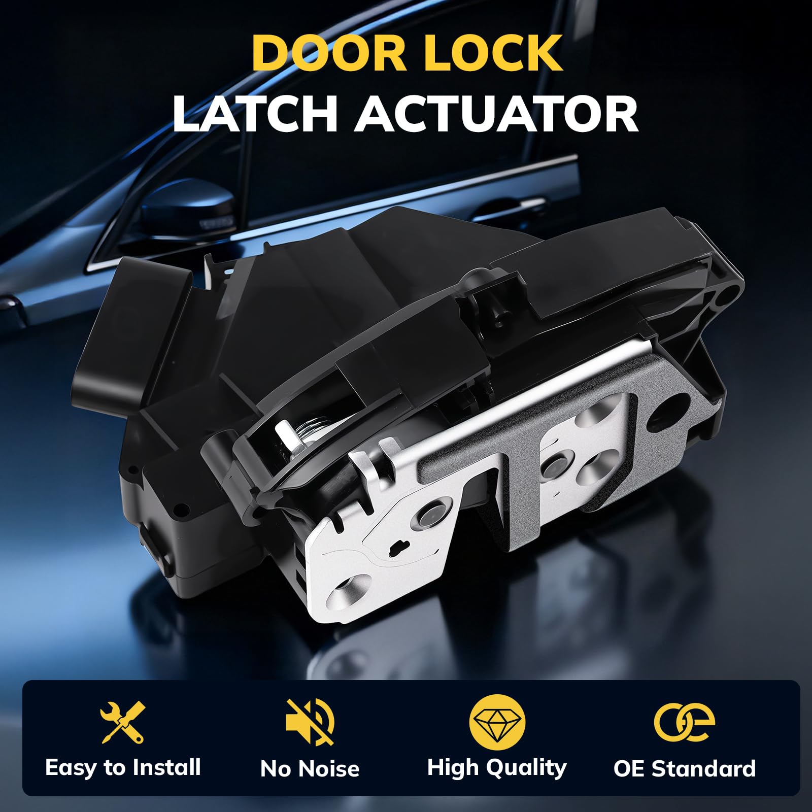 Tutor Auto actuator next to ruler showing compact size for hassle-free fitment