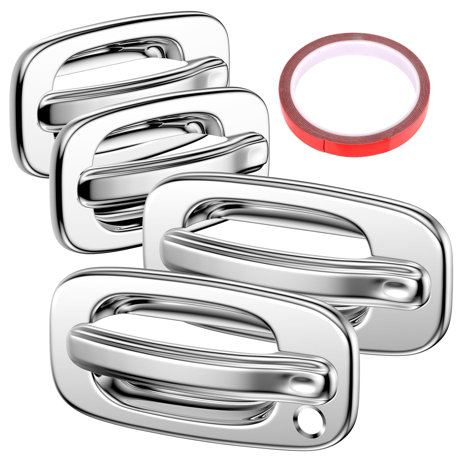 Tutor Auto front handle overview showing glossy chrome restoration benefit