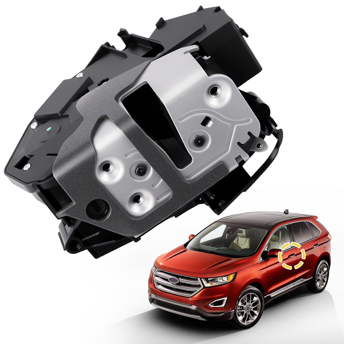 Tutor Auto front left actuator front view showing fit and shape for easy replacement