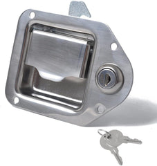 Tutor Auto front view of latch showing secure closure benefit