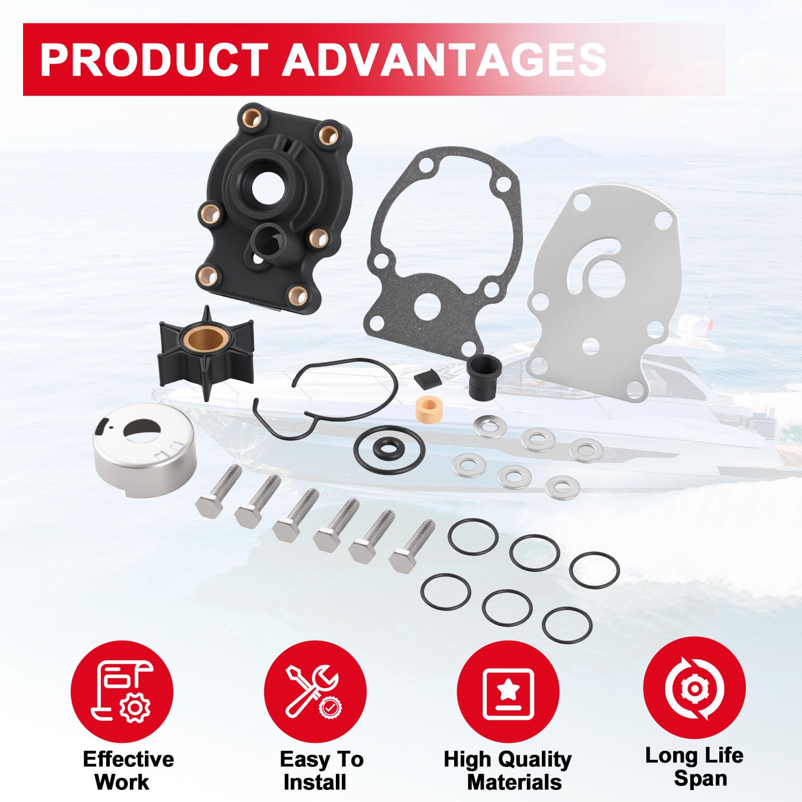 Tutor Auto hardware and wrench laid out for quick, all-in-one installation