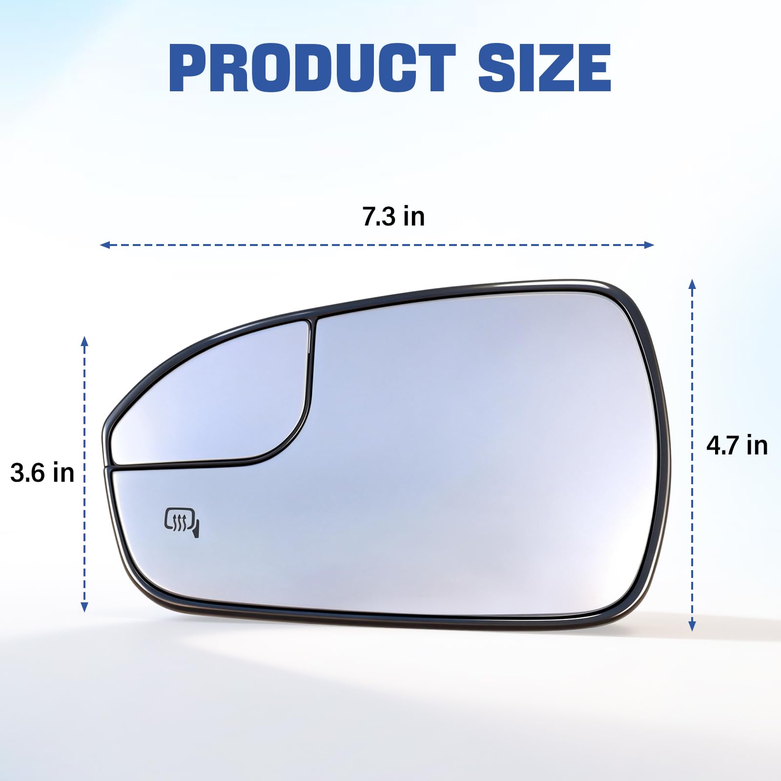 Tutor Auto mirror reflecting road at night to improve safe driving visibility