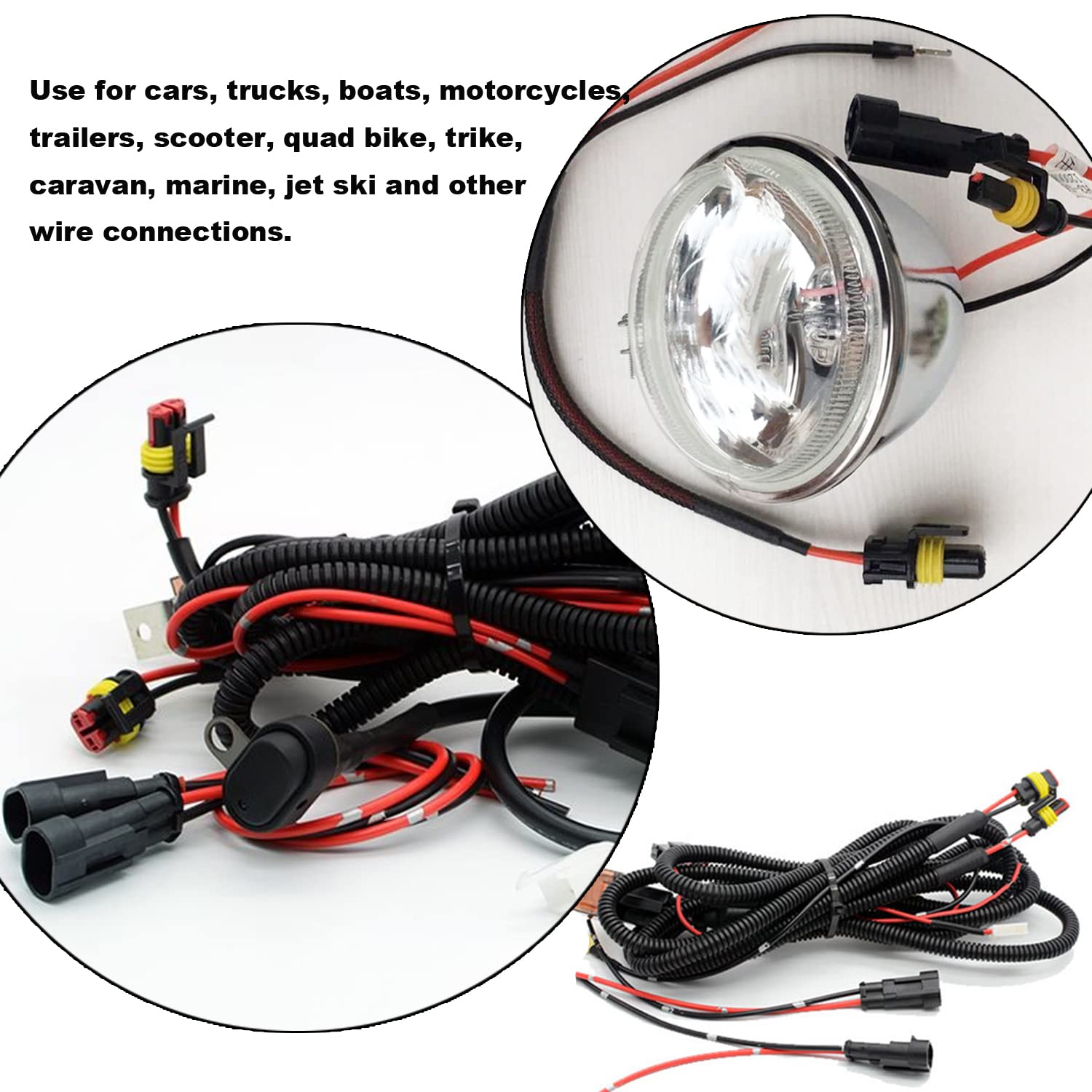 Twippo assembled connector installed on vehicle harness demonstrating secure fit