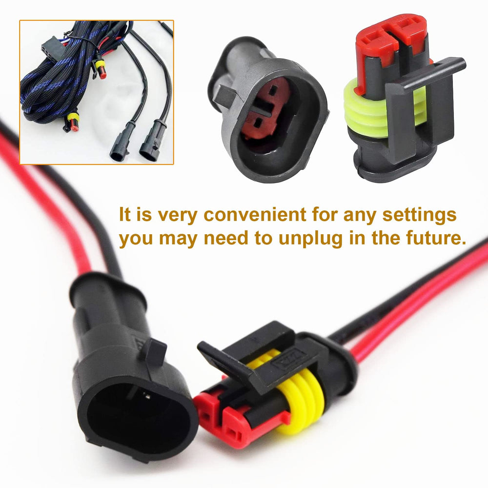 Twippo connector housing and silicone seal detail, showing waterproof protection benefit