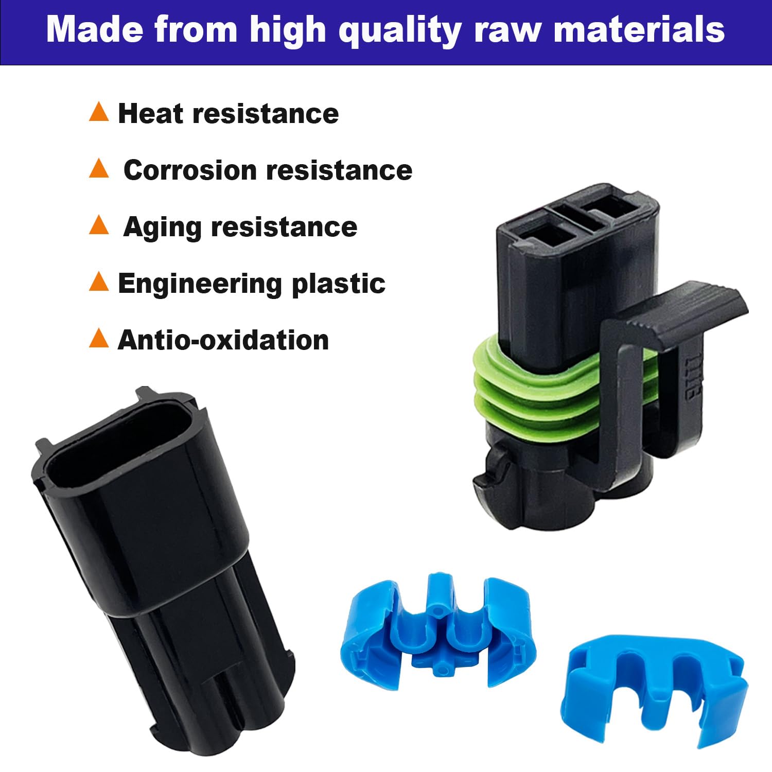 Twippo close-up of assembled connector pair demonstrating secure fit and waterproof performance