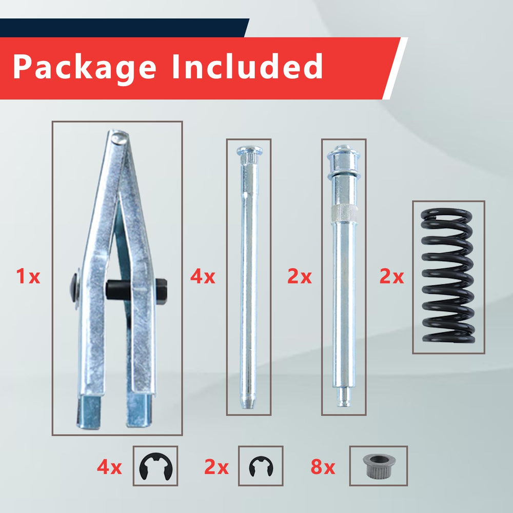 TXRXIZ kit contents laid out on white surface showing all included parts for convenience