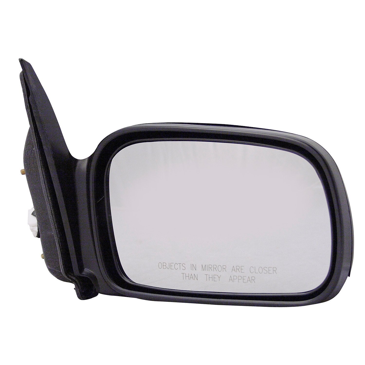 TYC right-side mirror front view showing complete assembly and precise fit