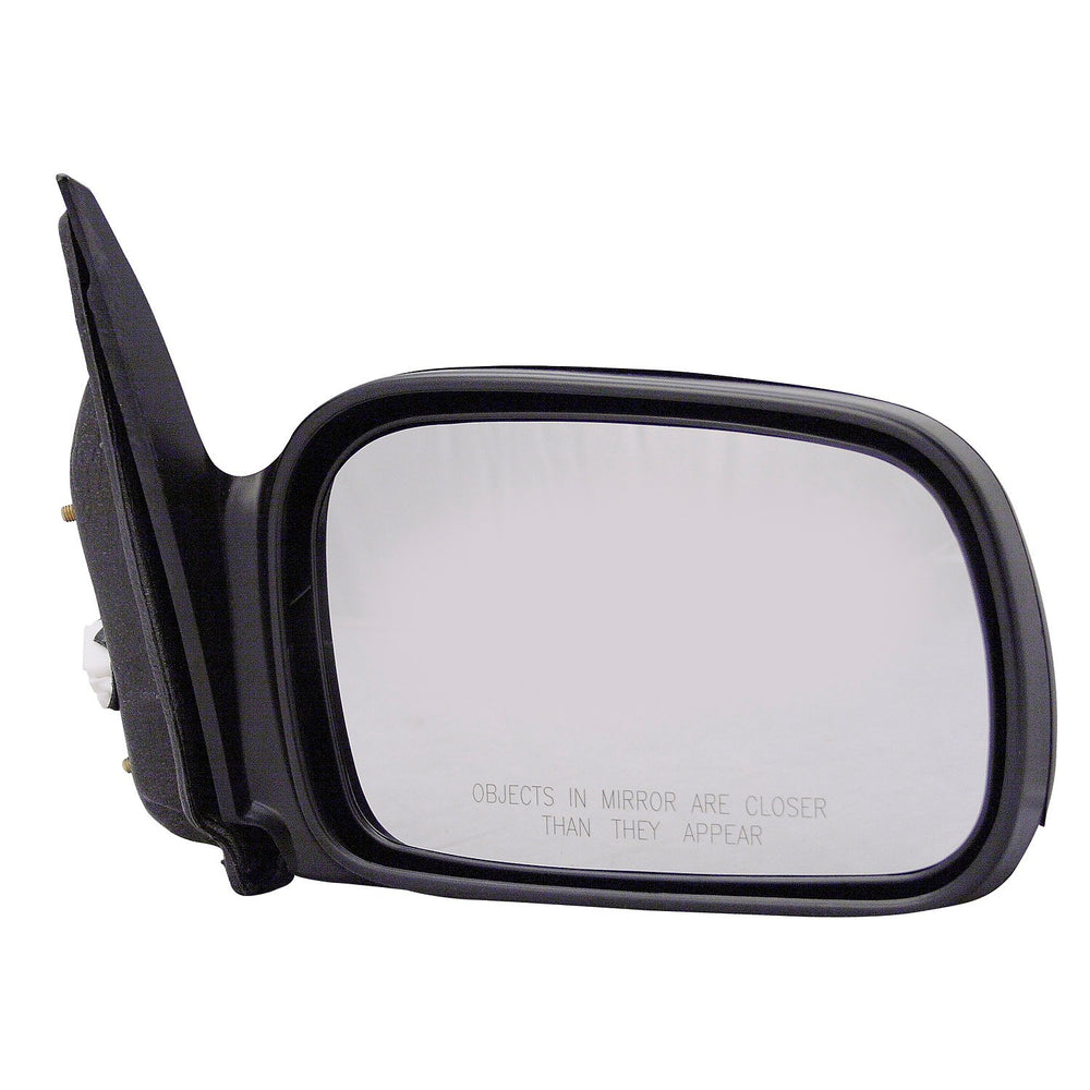 TYC right-side mirror front view showing complete assembly and precise fit