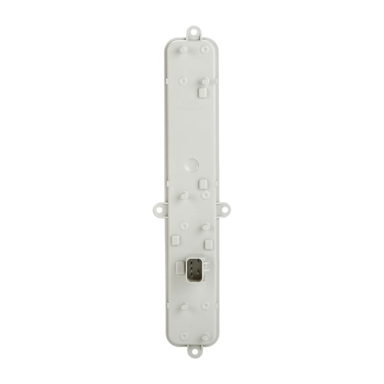 TYC close-up of connector plate molding highlighting durable plastics benefit