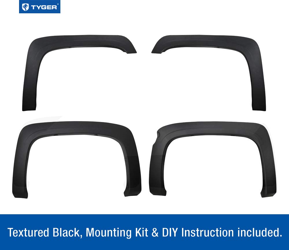Tyger Auto fine-textured matte black surface close-up highlighting paintable durable finish