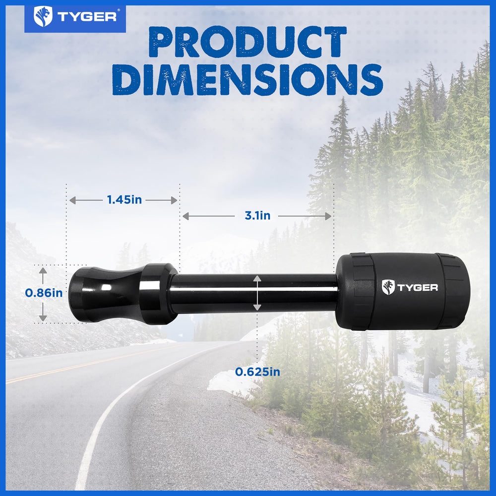 Tyger Auto trailer hitched in outdoor setting showing theft-prevention benefit