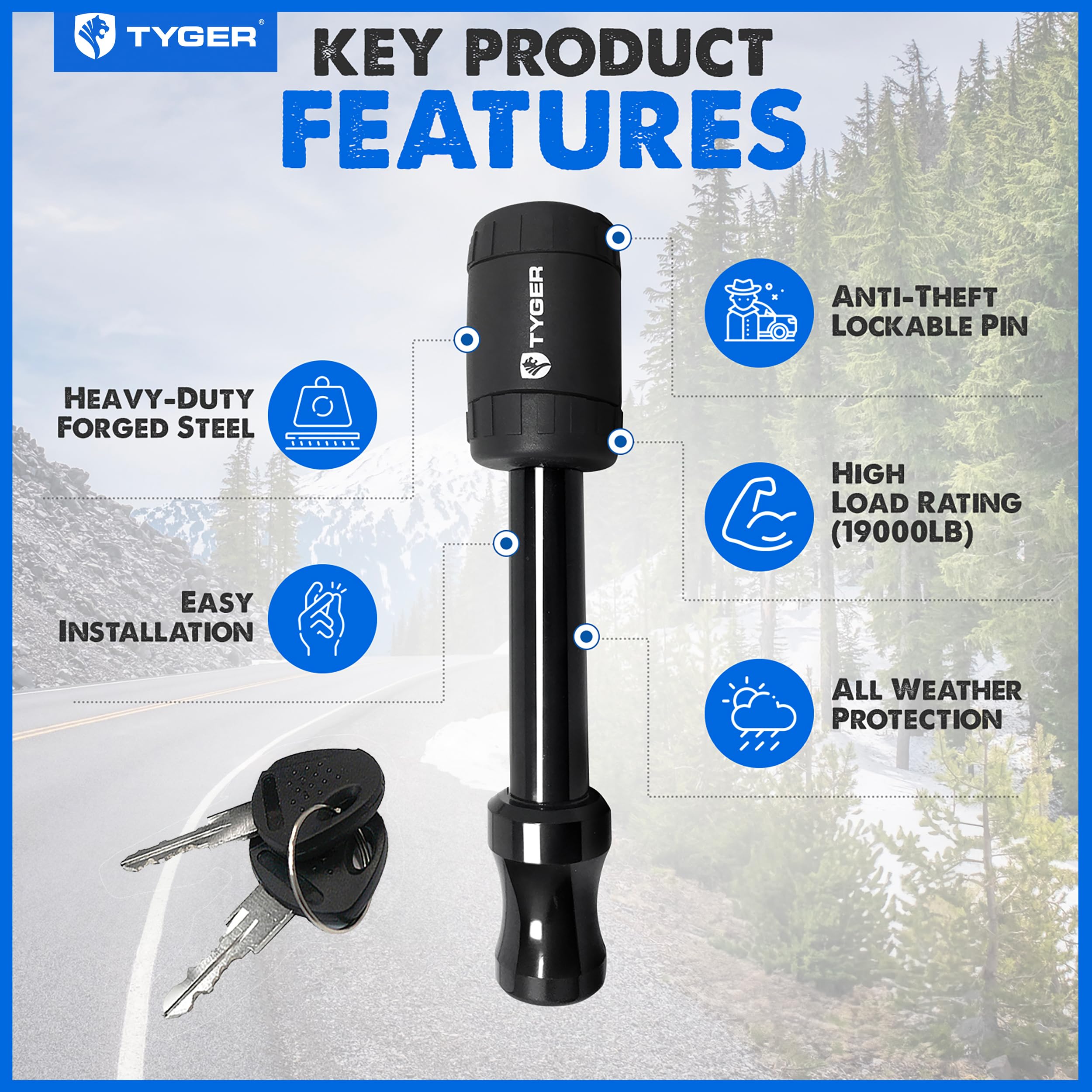 Tyger Auto sliding weather cap detail protecting mechanism from moisture benefit
