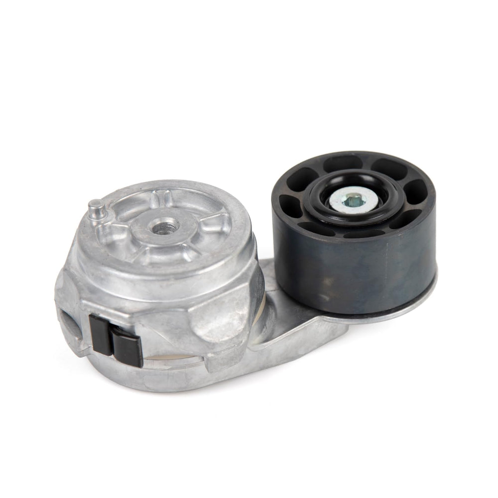 Tykick mounted on engine block demonstrating direct-fit replacement and correct alignment