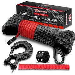 TYT front packaging showing full winch rope kit and benefits