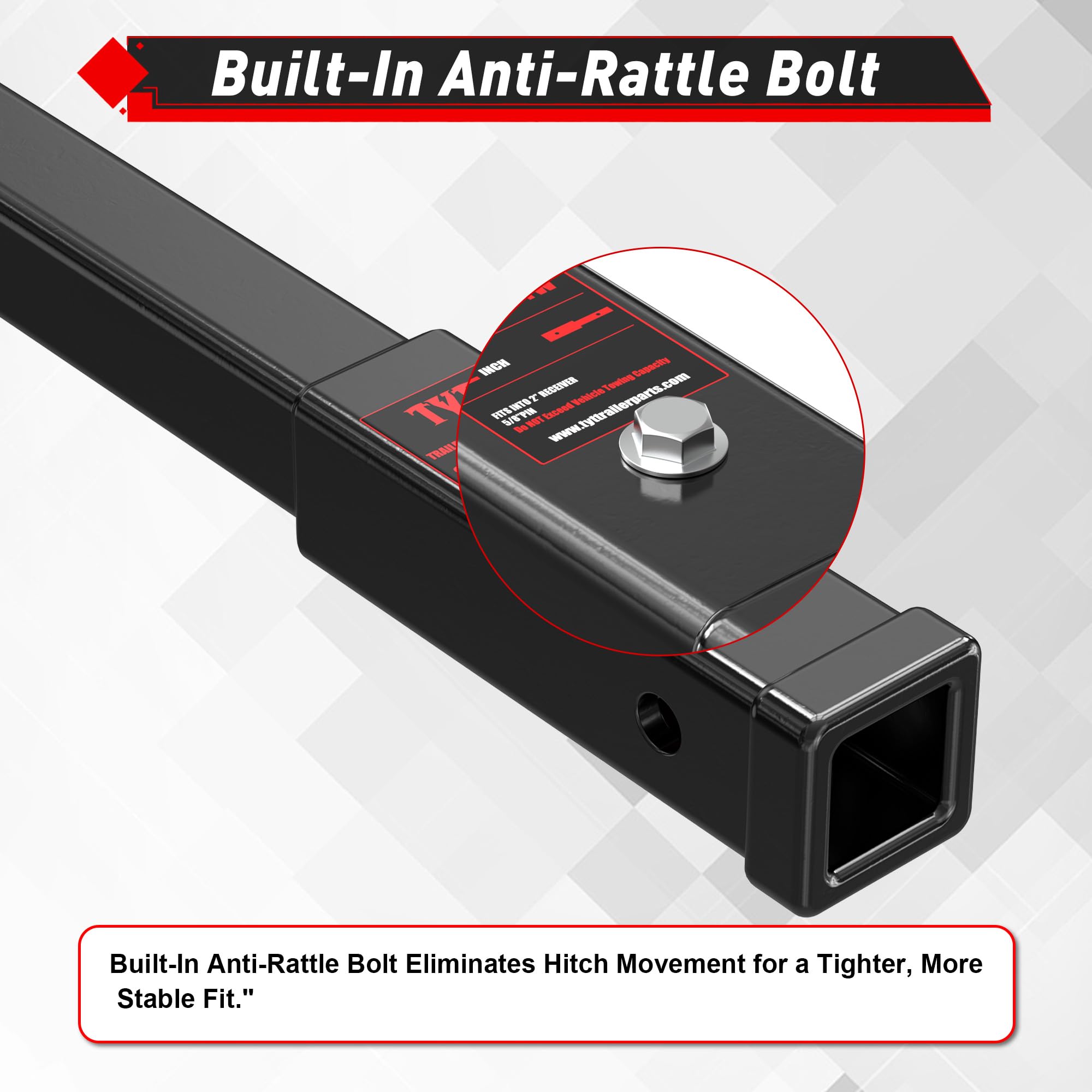 TYT rust-resistant finish close detail for long-lasting corrosion protection