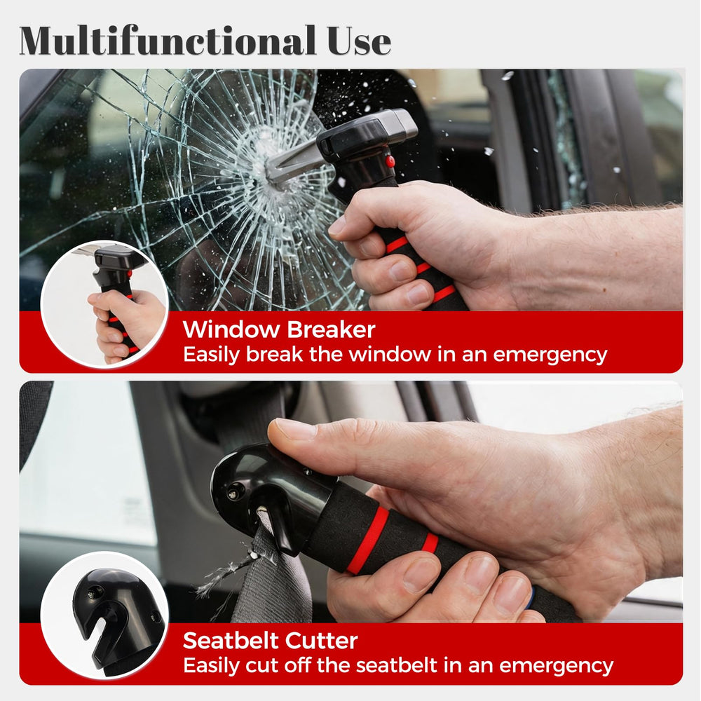 Tzuoen hardened glass breaker tip for emergency window exit