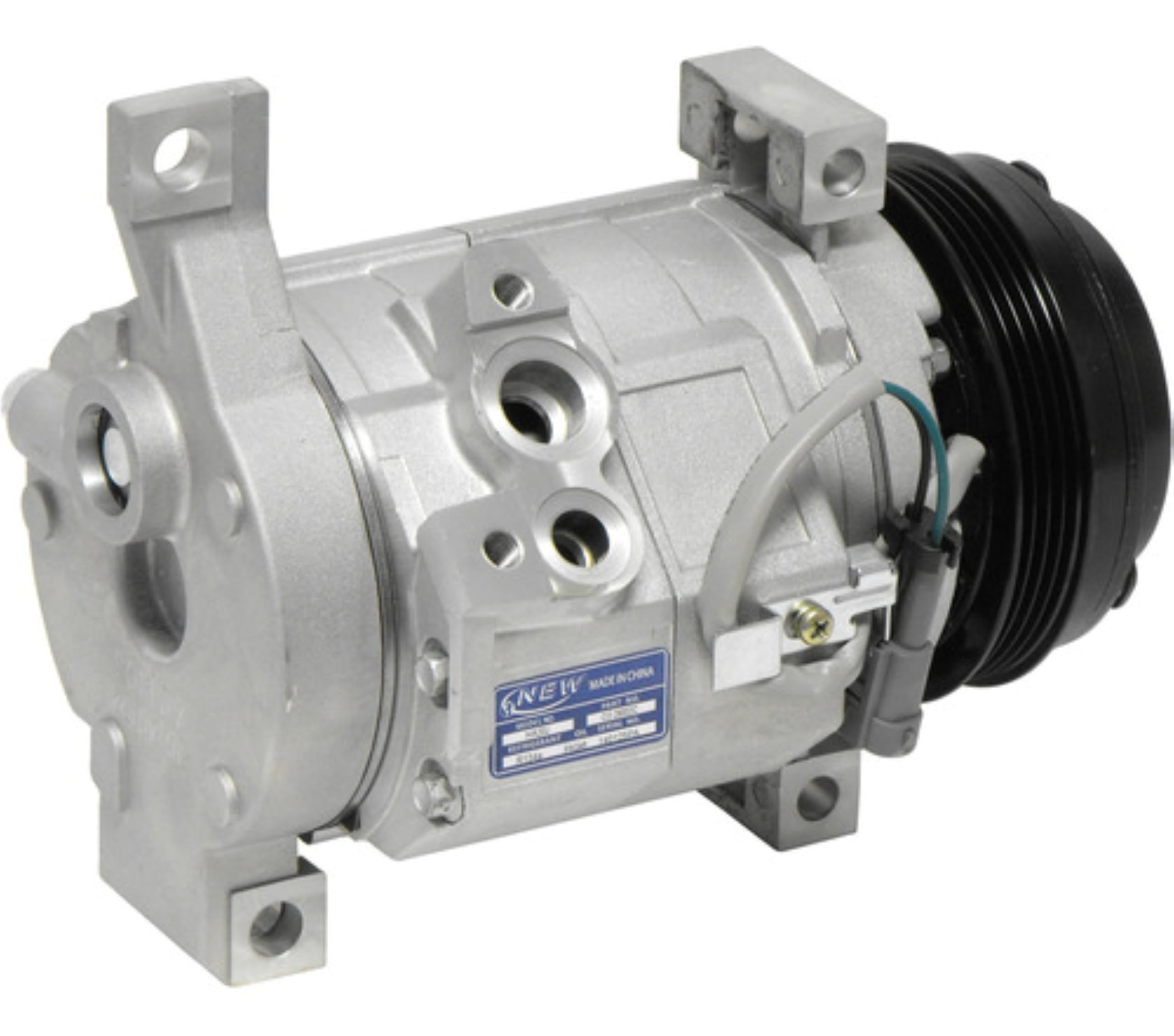 UAC compressor front view showing robust construction and easy installation