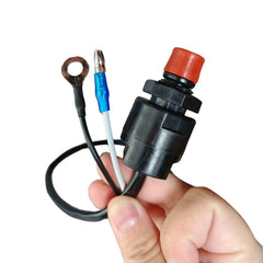 UANOFcn safety lanyard with keyed plug showing easy emergency pull-off function