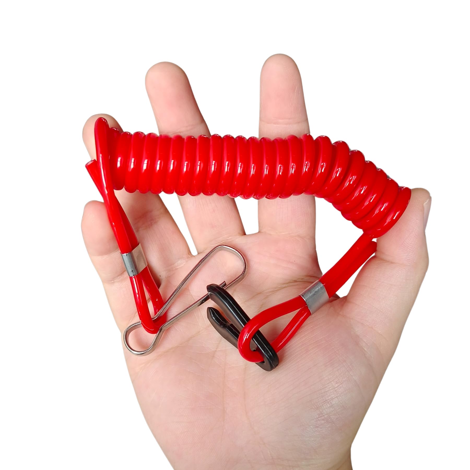 UANOFcn size comparison showing lanyard length and compact switch scale