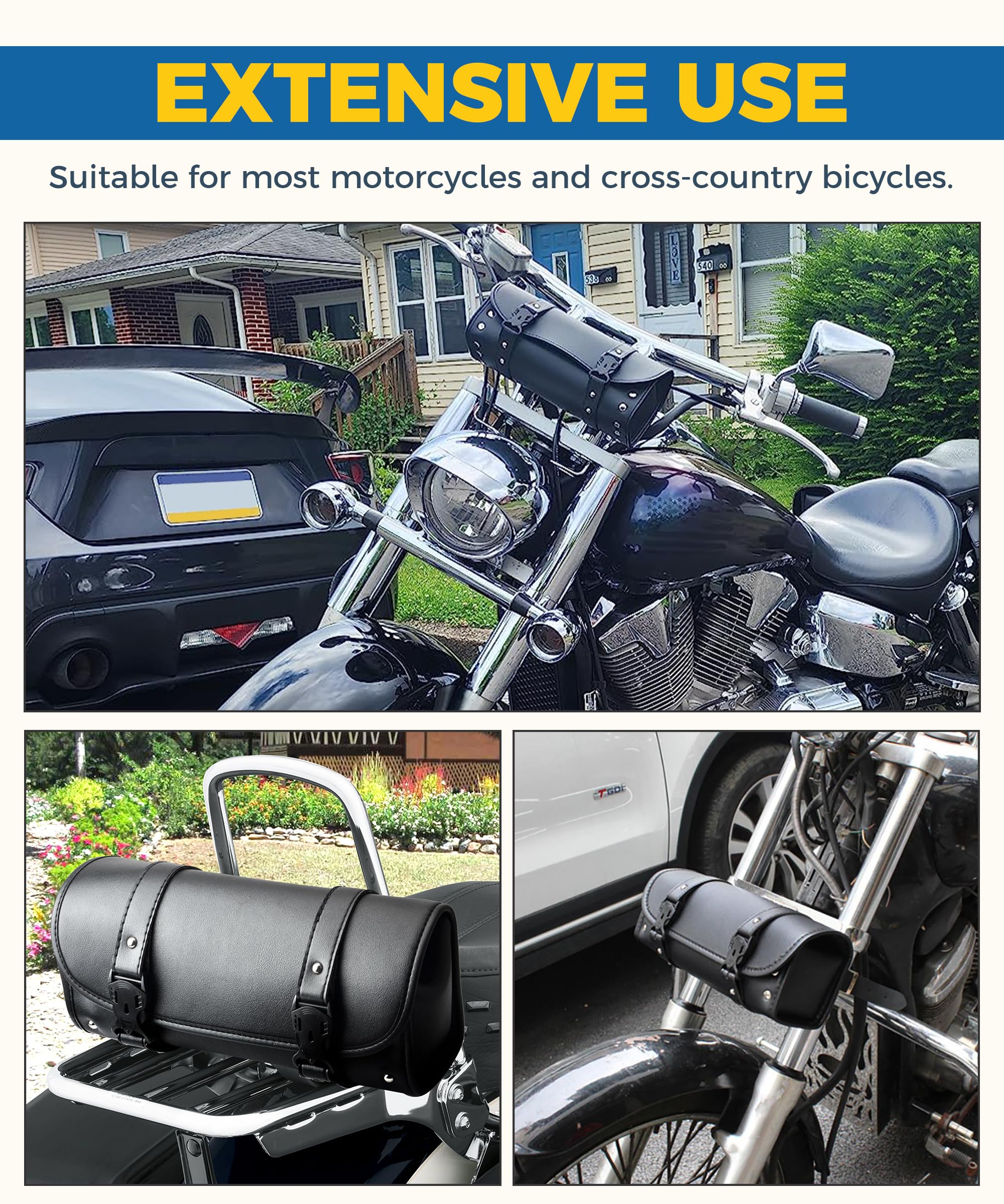 UBOG bag on a commuter bike in urban setting for organized carry