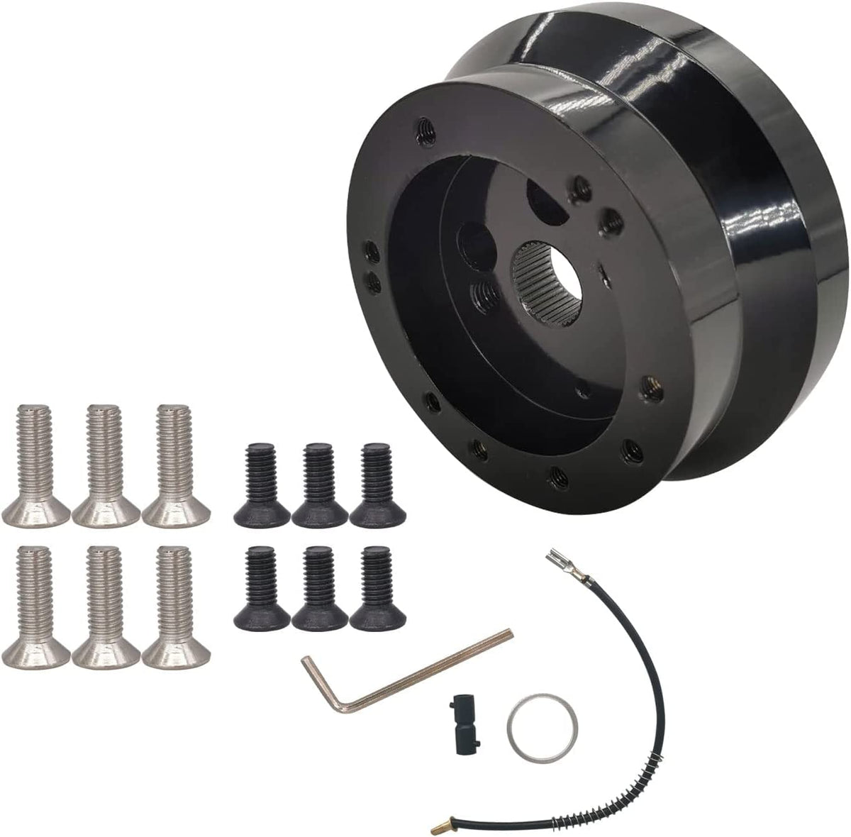 UcarSoon hub adapter front view showing bolt pattern and clean finish for reliable fit