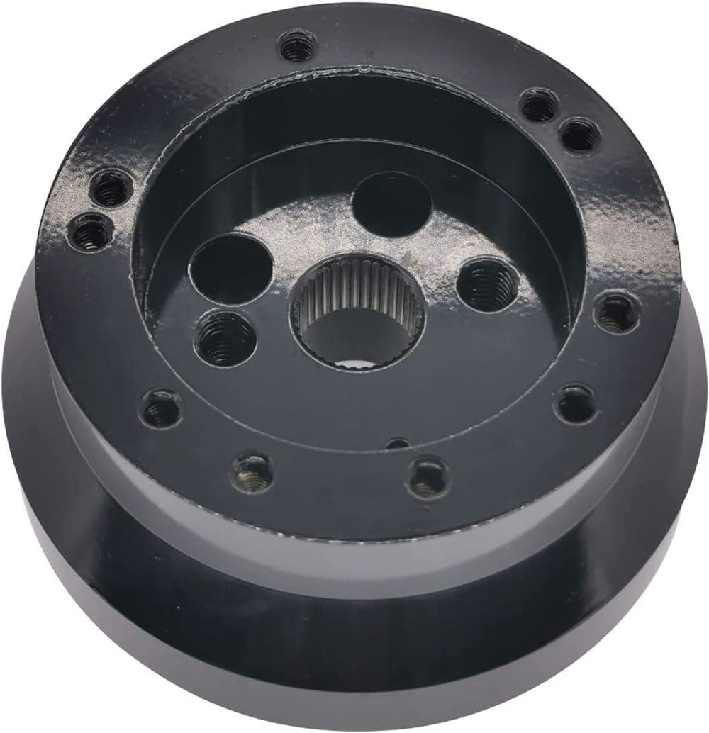 UcarSoon adapter mounted on steering column demonstrating compatibility and secure mount