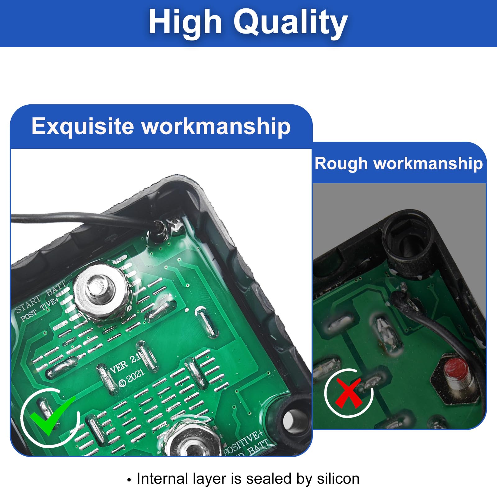 UCkasayfy installed on boat near batteries showing marine-ready reliability