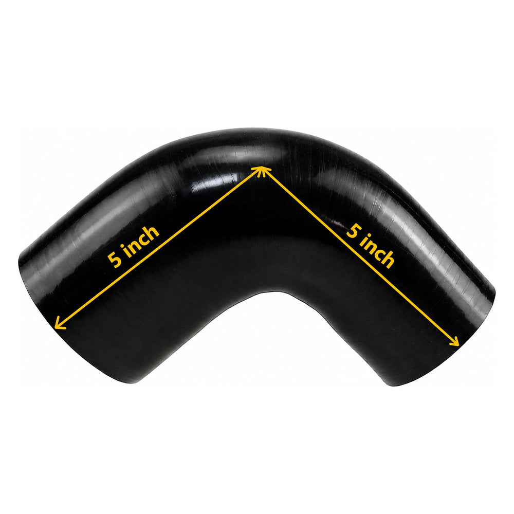 Ucreative elbow beside ruler showing 5 inch leg length for accurate size reference