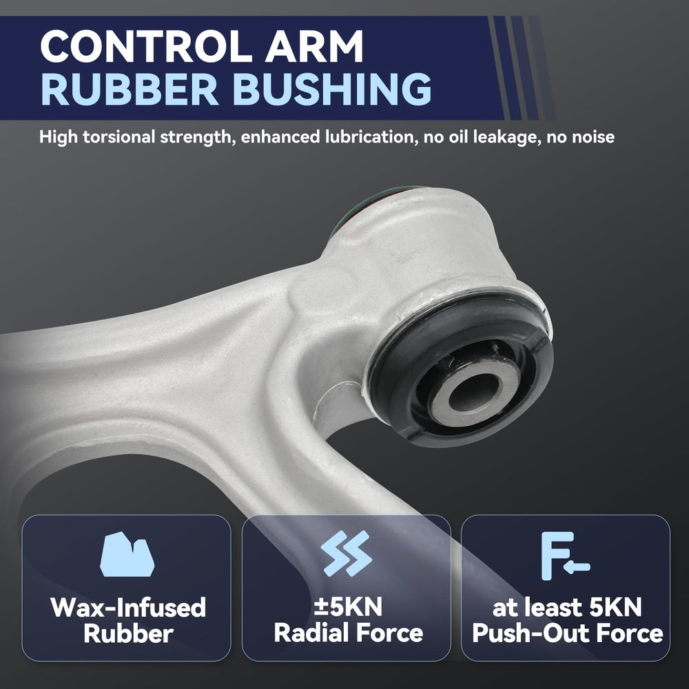 UGFC complete kit laid out with arms, tie rods, and links for straightforward replacement