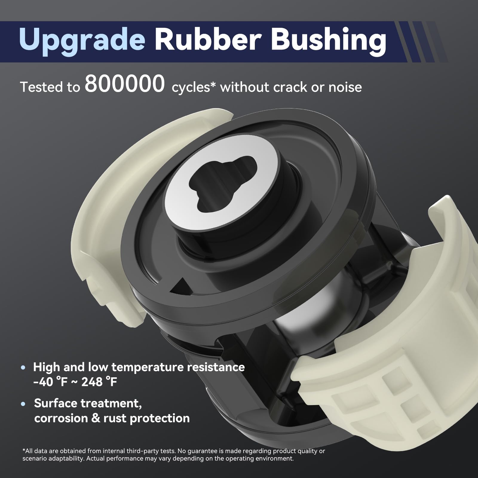 UGFC inner and outer tie rod ends comparison showing correct lengths and secure steering