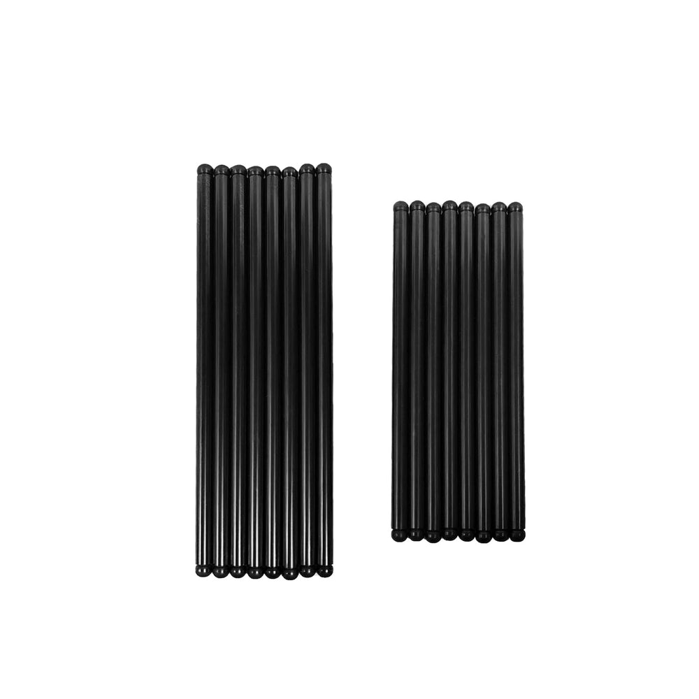UINIEBOOM pushrod measured with caliper showing precise manufacturing tolerances