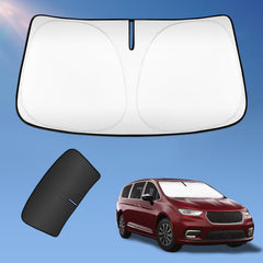 UKTOP front view showing full windshield coverage and perfect fit benefit