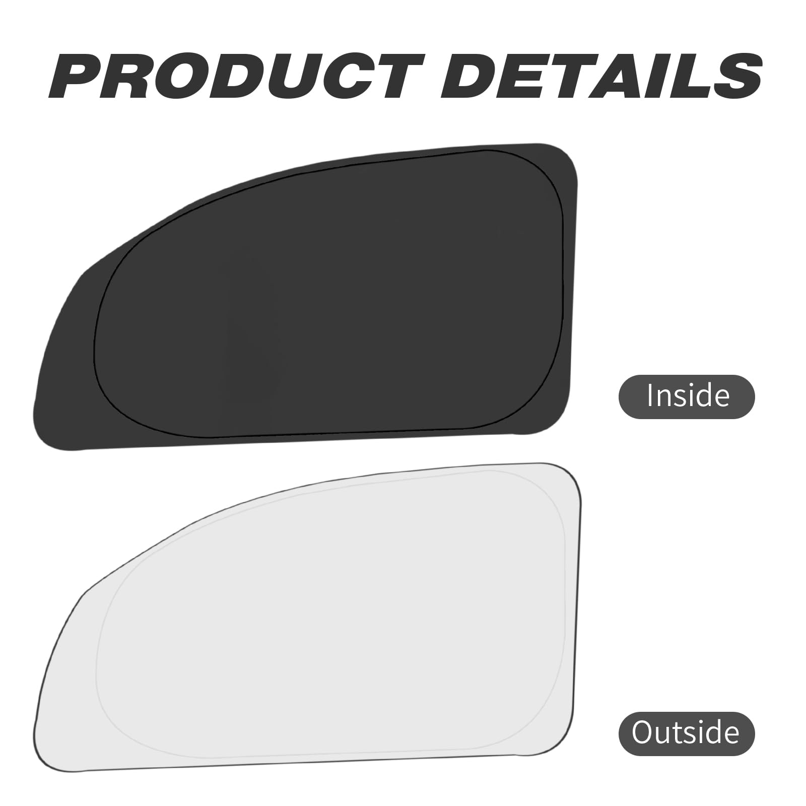 ULROLIT shade installed on Dodge RAM front side window providing cooler cabin