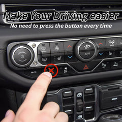 UltraEra A-OFF button illuminated red to show successful install confirmation