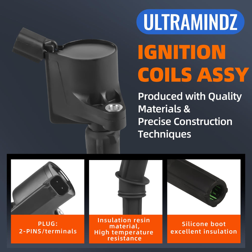 ultramindz coil installed on engine bank restores ignition stability and smoothness