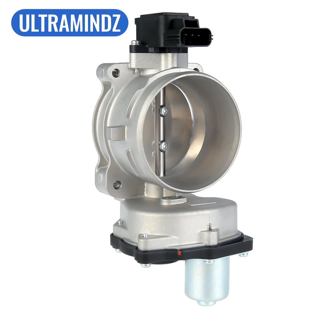 ultramindz throttle body butterfly plate closeup showing smooth bore benefit