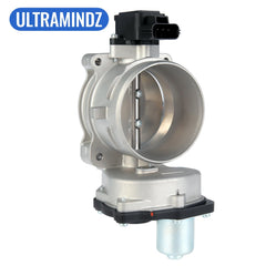 ultramindz throttle body butterfly plate closeup showing smooth bore benefit
