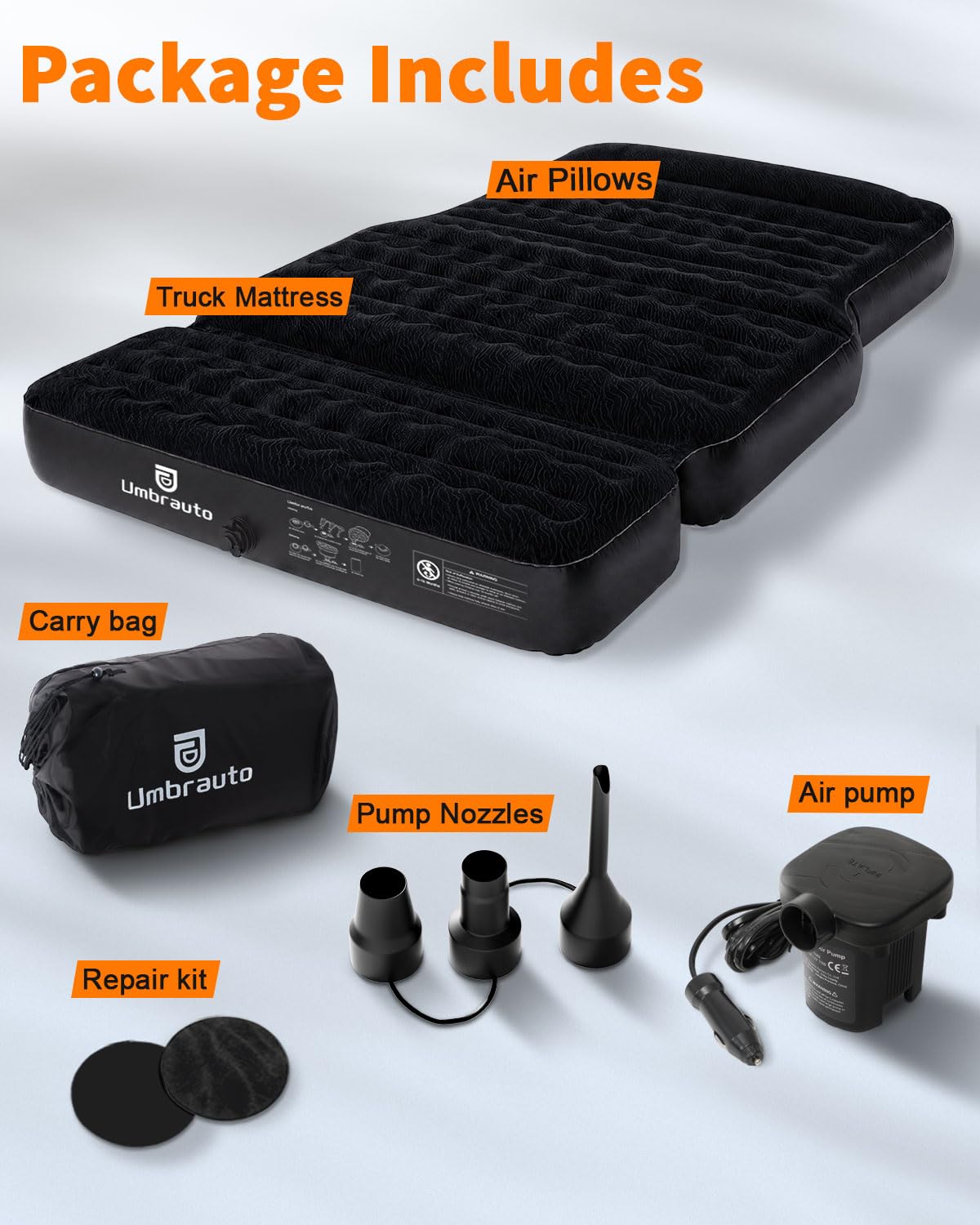Umbrauto Tocama folded in storage bag showing compact transport convenience