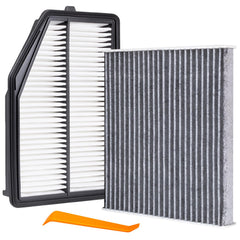 UMONIE front packaging showing both engine and cabin filters, clear compatibility benefit