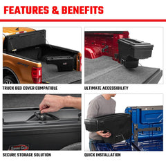 UNDERCOVER SwingCase key-lockable lid detail for secure tool storage