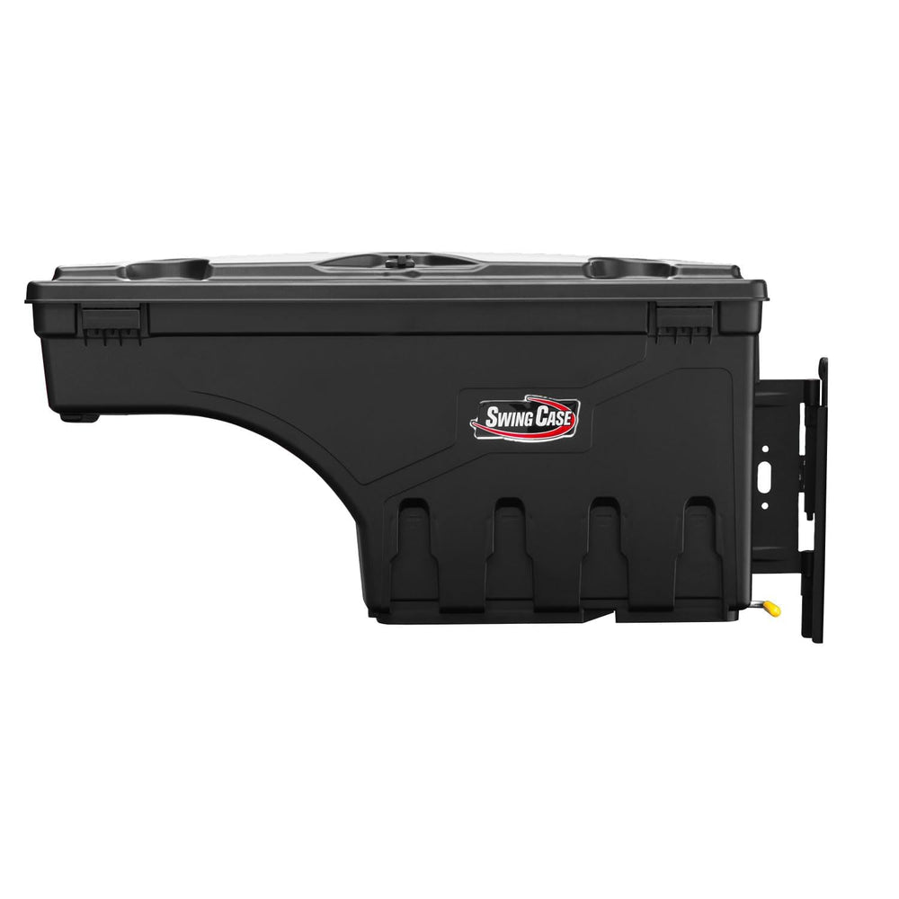UNDERCOVER SwingCase front view showing compact driver-side storage and easy access