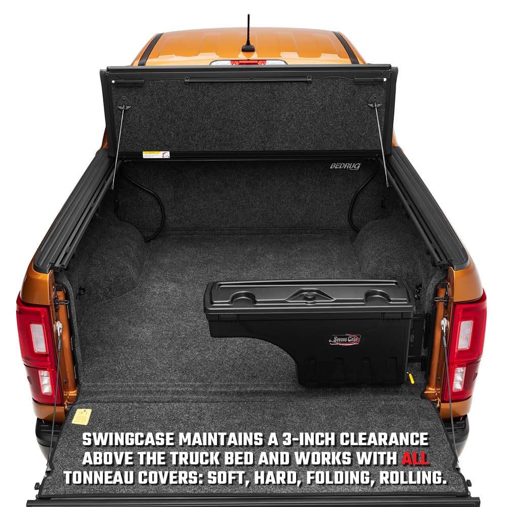 UNDERCOVER SwingCase used at tailgate during tailgating for quick gear access