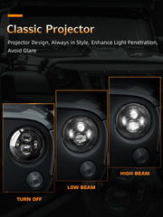 UNI-SHINE installed on Jeep Wrangler showing brighter road illumination