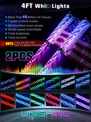 UNI-SHINE close-up of spiral RGB LED strip highlighting vivid colors and smooth chase