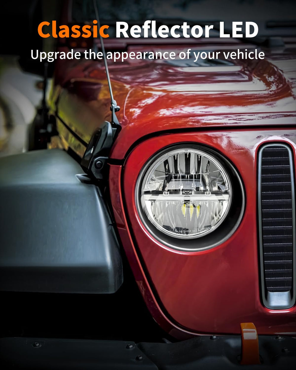 UNI-SHINE side profile detail highlighting durable die-cast housing and heat dissipation