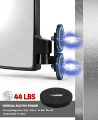 UNIGT convex mirror surface detail delivering expanded blind-spot reduction
