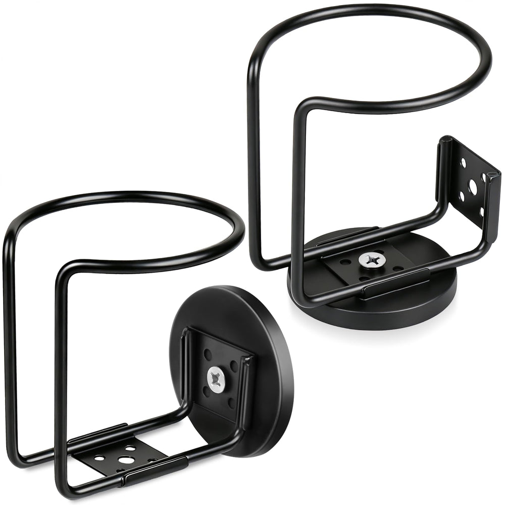 UNIGT front view of magnetic cup holder showing rugged build and open cup space