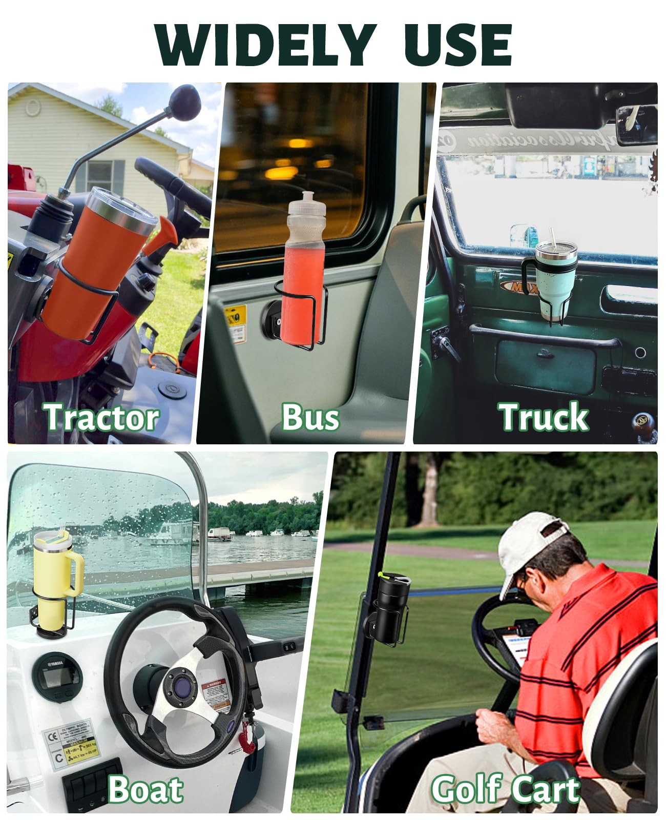 UNIGT mounted on a tractor cab showing stable placement and easy reach