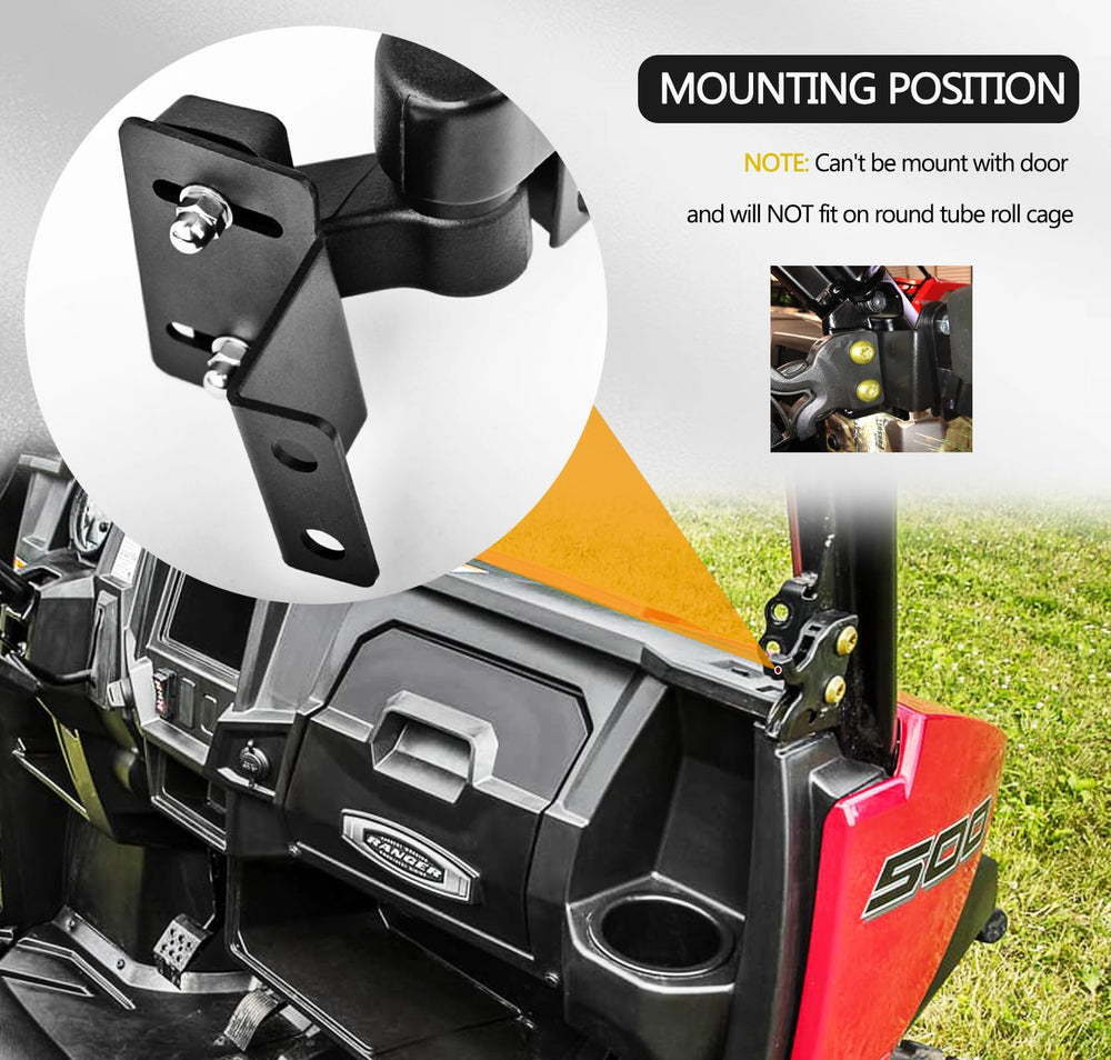 UNIGT close-up of steel mounting bracket demonstrating strong attachment